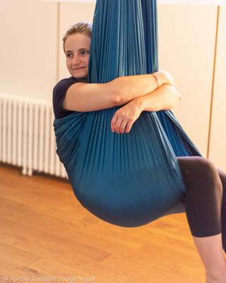 Ambiance yoga aérien Plateau 25 Nantes